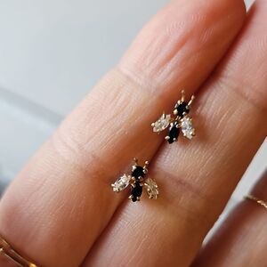 10k Bee Earrings